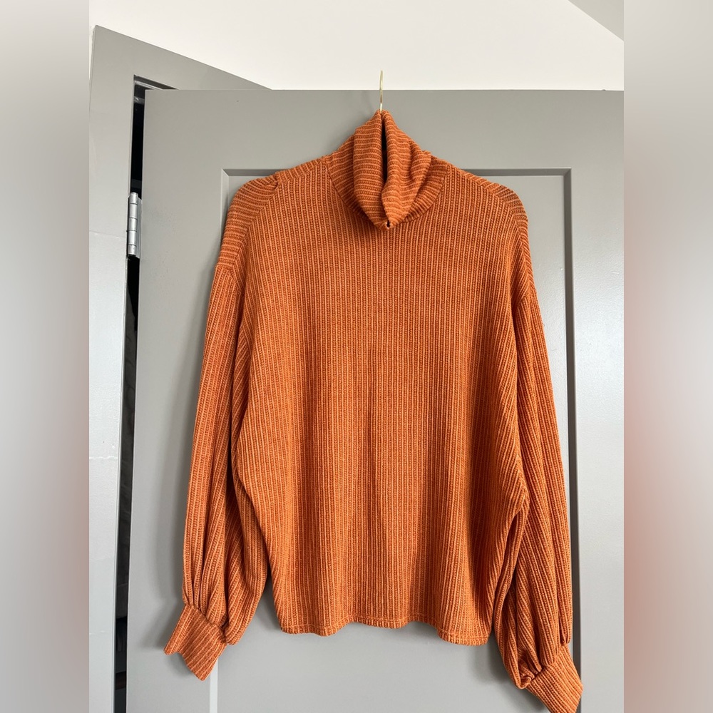 Orange Sweater